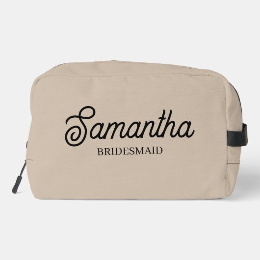 Personalisiert Bridesmaid Vorschlag Gift Bachelore Waschbeutel (Rückseite)