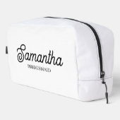 Personalisiert Bridesmaid Vorschlag Gift Bachelore Waschbeutel (Rechte Ecke)