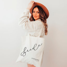 Personalisiert Bridge Niedlich Script Tote Bag Tragetasche