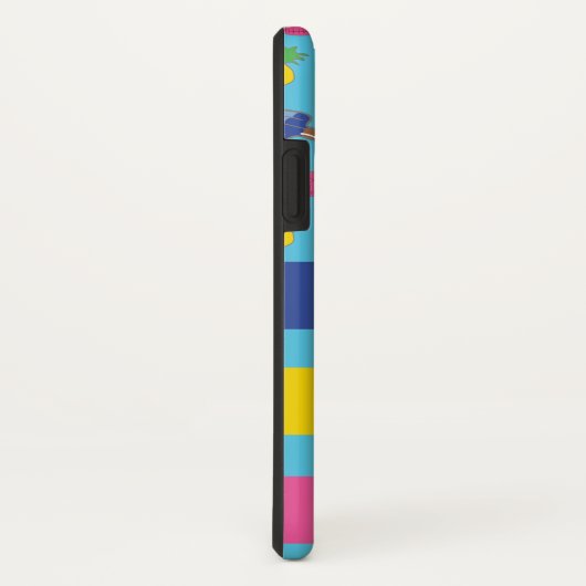 Personalisiert Bright Blue Shaped Pool Floats Case-Mate iPhone Hülle (Hinten/Rechts)