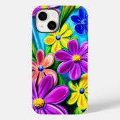 Personalisiert Bright farbenfrohe Daisy Blume Case-Mate iPhone Hülle (Rückseite)