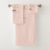Personalisiert Brilliant Schönes, schönes, schönes Badhandtuch Set (Insitu)