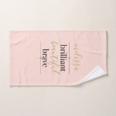 Personalisiert Brilliant Schönes, schönes, schönes Badhandtuch Set (Handtuch)