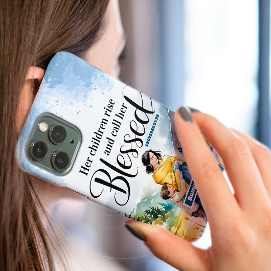 Personalisiert bringen ihre Kinder Christliche Fra Case-Mate iPhone Hülle