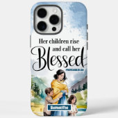 Personalisiert bringen ihre Kinder Christliche Fra Case-Mate iPhone Hülle (Rückseite)
