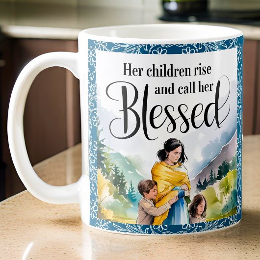 Personalisiert bringen ihre Kinder Christliche Fra Kaffeetasse