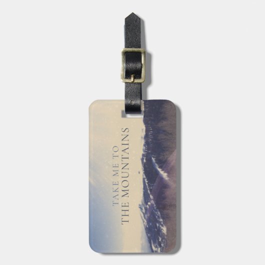 Personalisiert bringen Sie mich zum Gepäckanhänger (Vorderseite vertikal)