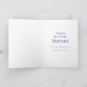 PERSONALISIERT BRITISH ISLES BIRTHDAY CARD KARTE (Innenseite)