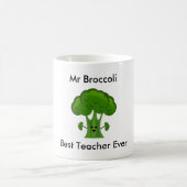Personalisiert, Broccoli, der beste Lehrer aller Z Kaffeetasse (Mittel)