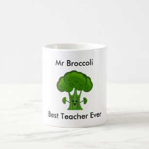 Personalisiert, Broccoli, der beste Lehrer aller Z Kaffeetasse
