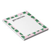 Personalisiert Broccoli Notepad Notizblock (angewinkelt)