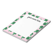 Personalisiert Broccoli Notepad Notizblock (Rotiert)