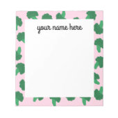 Personalisiert Broccoli Notepad Notizblock (Vorderseite)