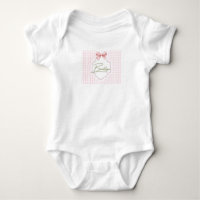 Personalisiert Brooklyn Baby Girl Kinderzimmer Bow