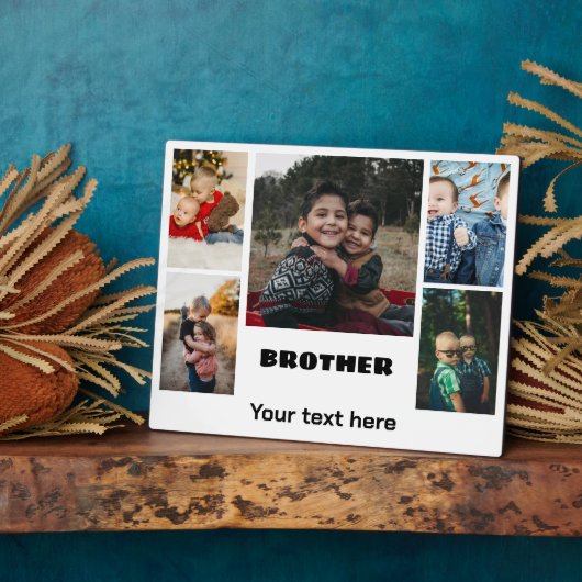 Personalisiert Brother-FotoCollage Fotoplatte (Seite)