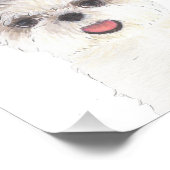 Personalisiert Brown and White Shih Tzu Art Fotodruck (Ecke)