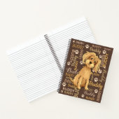 Personalisiert Brown Dog Journal-Notebook Notizblock (Innenseite)