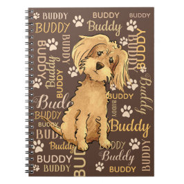 Personalisiert Brown Dog Notizblock