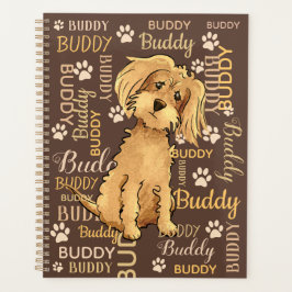 Personalisiert Brown Dog Planer