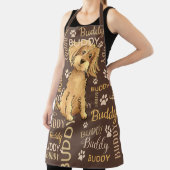 Personalisiert Brown Dog Schürze (InSitu)