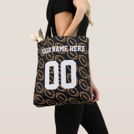 Personalisiert-Brown Football-Sporttasche Tasche