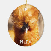 Personalisiert Brown Silkie Pet Chicken Hen Keramik Ornament (Links)