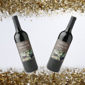 Personalisiert Brown Wine Flaschen | FOTO Weinetikett