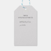 Personalisiert / Brush Your Tees / Funny Dental Geschenkanhänger (Rückseite)