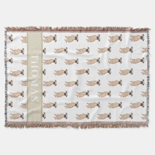 Personalisiert Brussels Griffon Decke (Vorderseite)