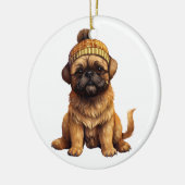 Personalisiert Brussels Griffon Dog Keramik Ornament (Links)