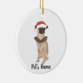 Personalisiert Brussels Griffon Keramik Ornament (Rechts)