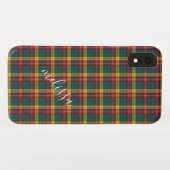 Personalisiert Buchanan Tartan Muster-Muster Case-Mate iPhone Hülle (Rückseite (Horizontal))