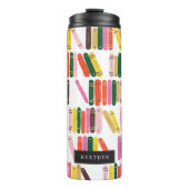 Personalisiert | Buchwurm Thermosbecher (Vorderseite)