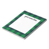 Personalisiert Buffalo Kariert Notepad Notizblock (Rotiert)