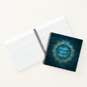 Personalisiert Bullet Journal Gold Mandala Notizblock (Innenseite)