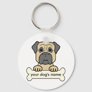 Personalisiert Bullmastiff Schlüsselanhänger