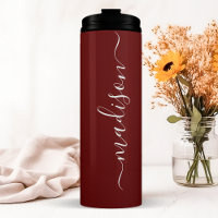 Personalisiert Burgundy Bridesmaid