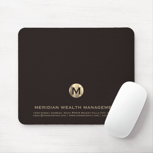 Personalisiert-Business-Monogramm-Maus-Pad Mousepad (Mit Mouse)