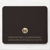 Personalisiert-Business-Monogramm-Maus-Pad Mousepad (Vorne)