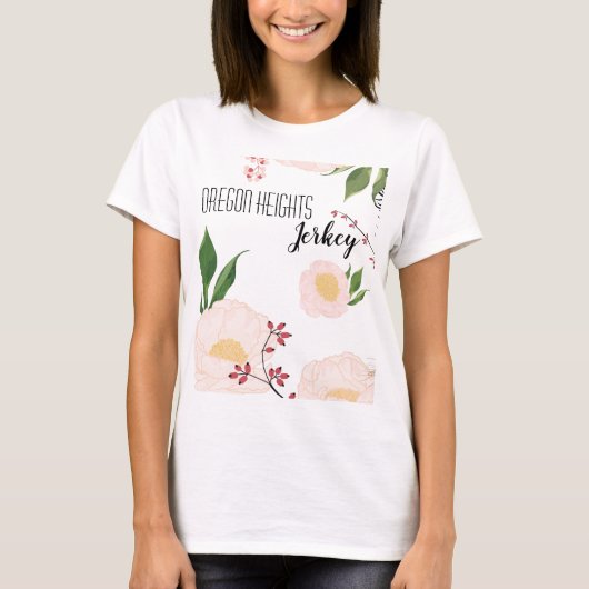 Personalisiert Business T - Shirt Baby Pink Cosmos (Vorderseite)