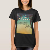 Personalisiert Business T - Shirt Beach Sunset Pal (Vorderseite)