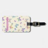 Personalisiert Butterfly Bliss Gepäckanhänger (Vorderseite horizontal)