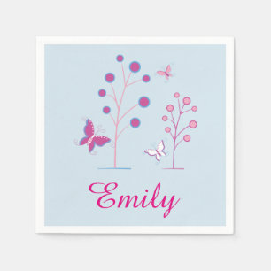 Personalisiert Butterfly Napkins Serviette