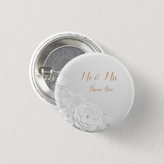 Personalisiert Button (Vorne & Hinten)