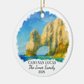 Personalisiert Cabo San Lucas Ornament, Mexiko Keramik Ornament (Links)