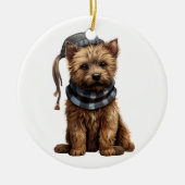 Personalisiert Cairn Terrier Dog Keramik Ornament (Vorne)