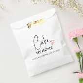 Personalisiert Cake Me Zuhause Gastgeschenk Hochze Geschenktütchen (Versiegelt)