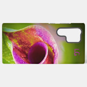 Personalisiert Calla Lily Blume Samsung Case Galaxy Hülle (Rückseite (Horizontal))
