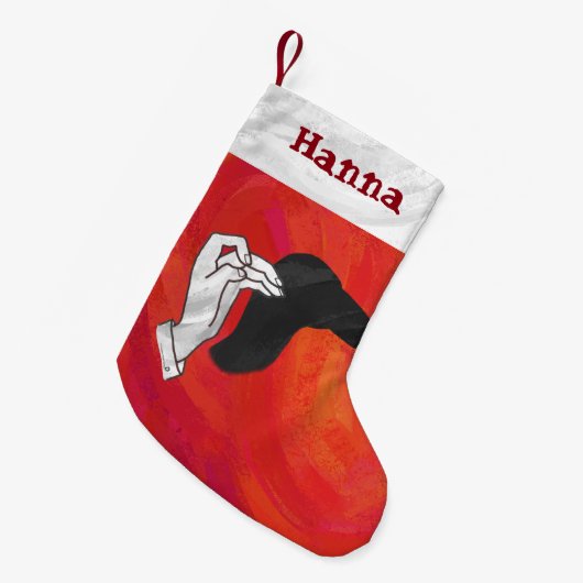 Personalisiert Camel Hand Shadow Kleiner Weihnachtsstrumpf (Vorderansicht (hängend))