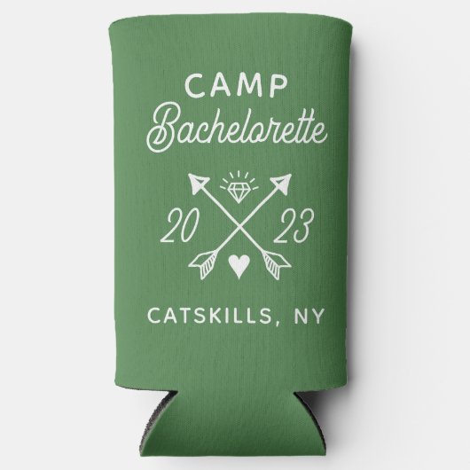 Personalisiert Camp Bach Crew Bachelorette Selters Dosenkühler (Vorderseite)